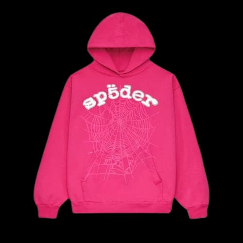 Sp5der Legacy Hoodie 'Pink/White'