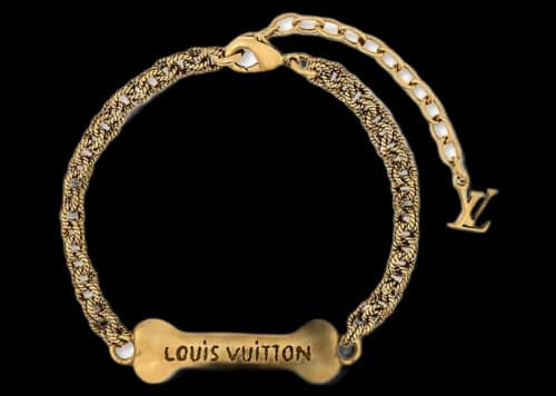 Louis Vuitton LV Bone Bracelet Gold