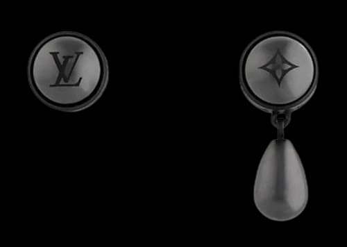 Louis Vuitton LV Pearls Set of Earrings Black