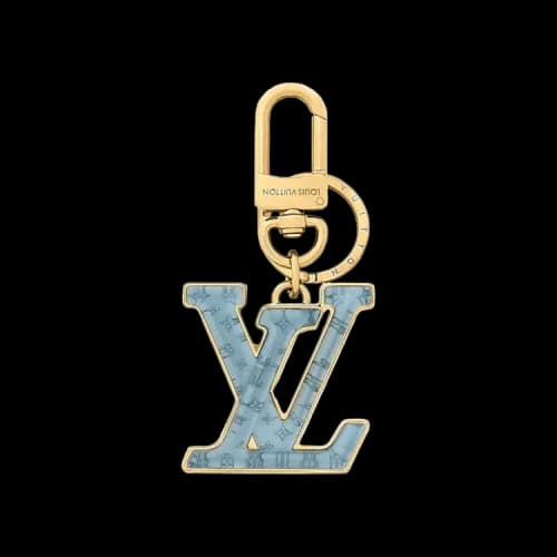 Louis Vuitton LV Gloss Key Holder 'Light Blue'