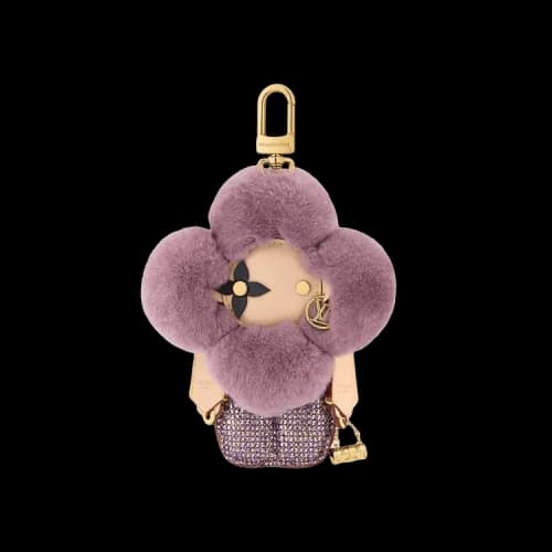 Louis Vuitton Vivienne Fashionista Bag Charm 'Violet'