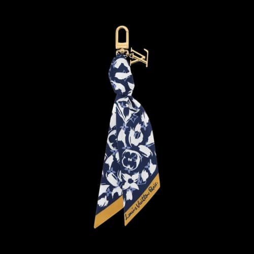 Louis Vuitton LV Safari Foulard Bag Charm 'Blue'