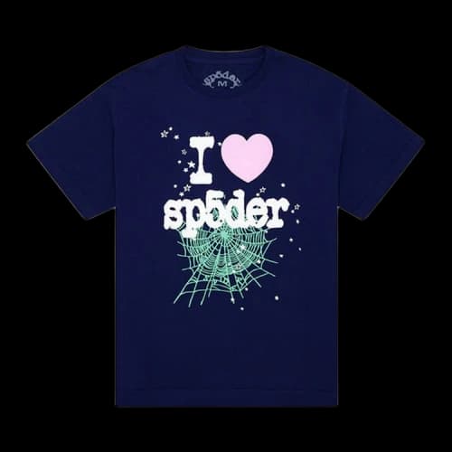 Sp5der Souvenir Tee 'Navy'