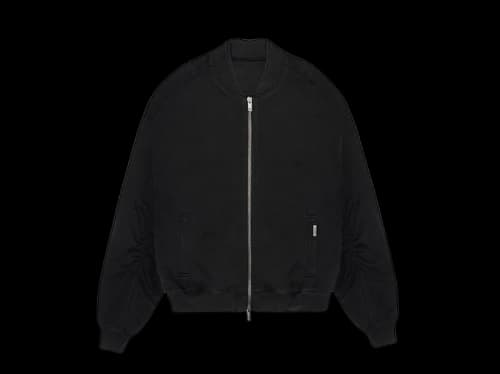 Represent Blank Bomber Jacket Vintage Black