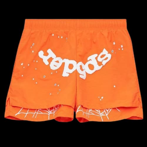 Sp5der OG Web Double Layer Short 'Orange'