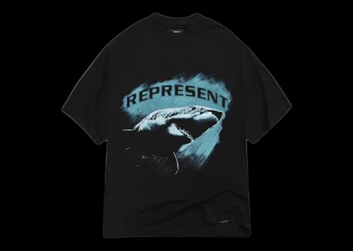 Represent Shark T-Shirt Black