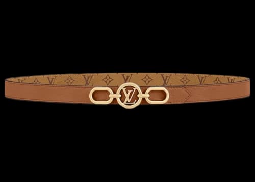 Louis Vuitton LV Circle Prime 20 MM Reversible Belt Tan