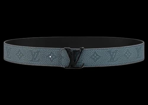 Louis Vuitton LV Shape MNG Climbing 40MM Reversible Belt Anthracite Grey