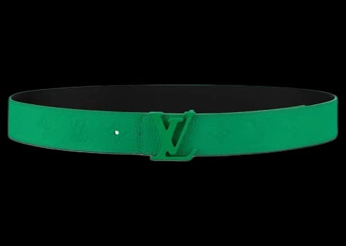 Louis Vuitton LV Shape 40MM Reversible Belt Green