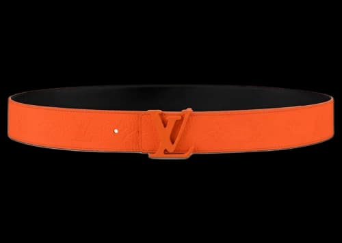 Louis Vuitton LV Shape 40MM Reversible Belt Orange