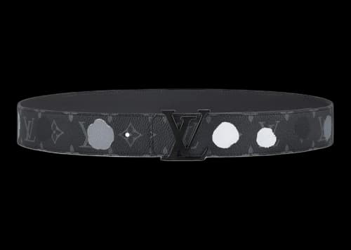 Louis Vuitton x Yayoi Kusama LV Initiales 40MM Reversible Belt Monogram Eclipse Black