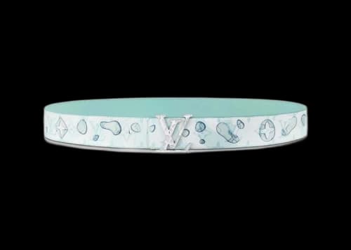 Louis Vuitton LV Aqua 40MM Reversible Belt Light Blue