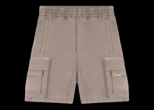 Represent Double Side Pockets Cargo Shorts Stone