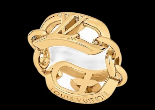 Louis Vuitton My LV Chain Ring Brass