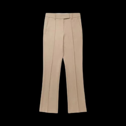 Helmut Lang Wool Trousers 'Taupe'