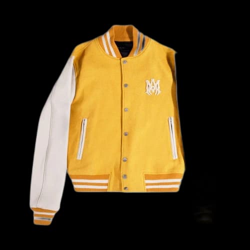 Amiri Letterman Jacket 'Mustard'