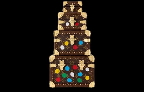 Louis Vuitton x Yayoi Kusama Malle pyramide Monogram Multicolor