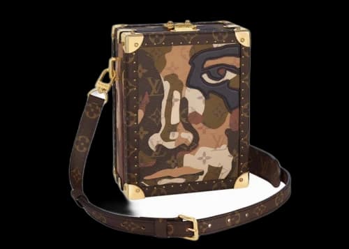 Louis Vuitton Vertical Clutch Box Brown