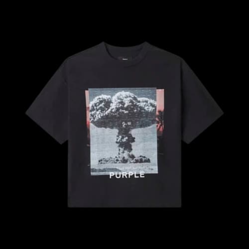 PURPLE BRAND Meltdown Tee 'Black'