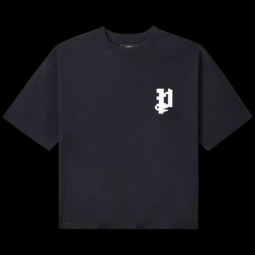PURPLE BRAND HWT Textured Jersey Short-Sleeve Tee 'Black'