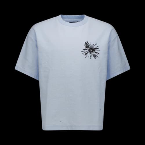 PURPLE BRAND HWT Textured Jersey Short-Sleeve 'Blue'