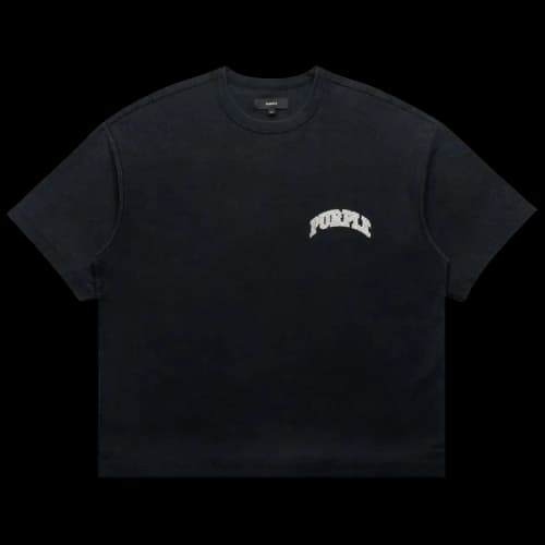 PURPLE BRAND HWT Textured Short-Sleeve Jersey 'Black'