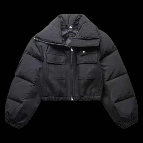 Helmut Lang Hybrid Bomber Jacket 'Black'