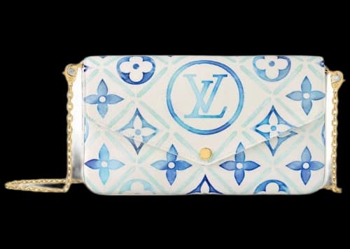 Louis Vuitton Felicie Pochette Lagoon Blue