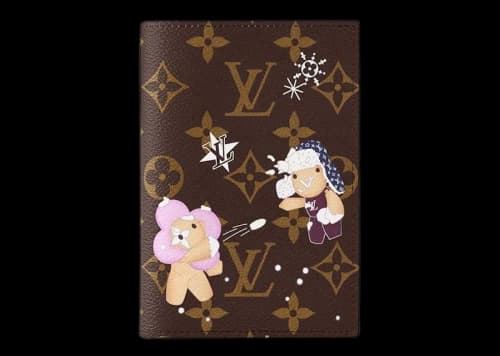 Louis Vuitton Passport Cover Monogram/Azur Frost
