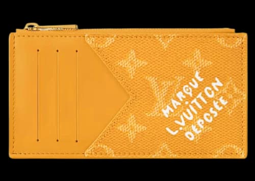 Louis Vuitton Coin Card Holder Yellow