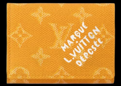 Louis Vuitton Envelope Business Card Holder Yellow