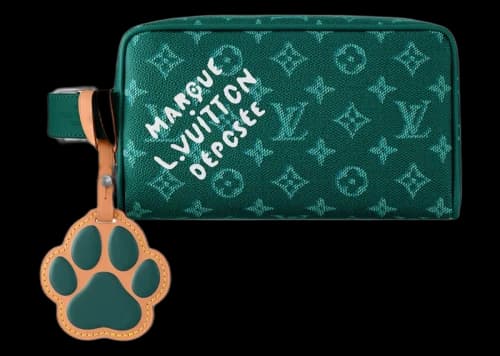 Louis Vuitton Locker Dopp Kit Green