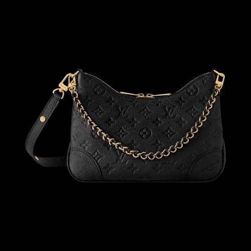 Louis Vuitton Boulogne PM 'Black Monogram Embossed Empreinte Cowhide Leather'