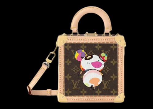 Louis Vuitton x Takashi Murakami Square Trunk Panda Monogram