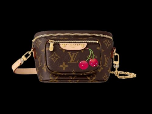 Louis Vuitton x Takashi Murakami Cherry Mini Bumbag Brown Monogram