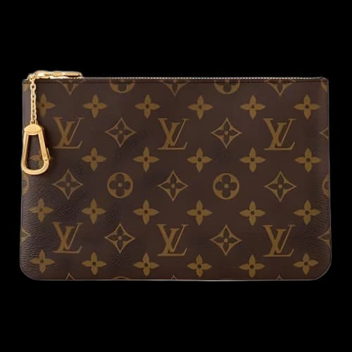 Louis Vuitton Key Pouch M 'Brown Monogram Canvas'