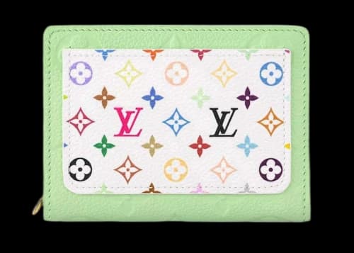 Louis Vuitton x Takashi Murakami Portefeuille Claire Green Tea
