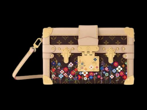 Louis Vuitton x Takashi Murakami Petite Malle Superflat Monogram