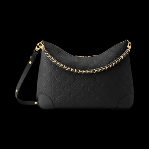 Louis Vuitton Boulogne GM 'Black Monogram Embossed Empreinte Cowhide Leather'