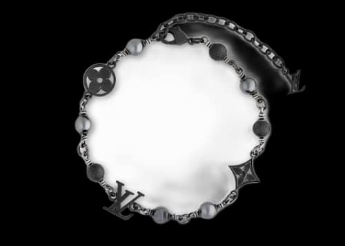 Louis Vuitton LV Pearls Bracelet Black