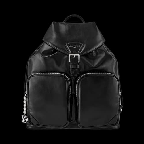 Louis Vuitton Montsouris Cargo Backpack 'Black Calf Leather'