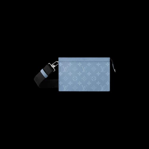 Louis Vuitton Gaston Wearable Wallet 'Sky Blue Monogram Canvas'