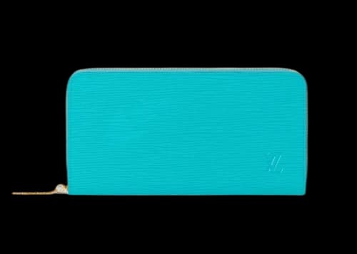 Louis Vuitton x Takashi Murakami Zippy Wallet Kabira Blue