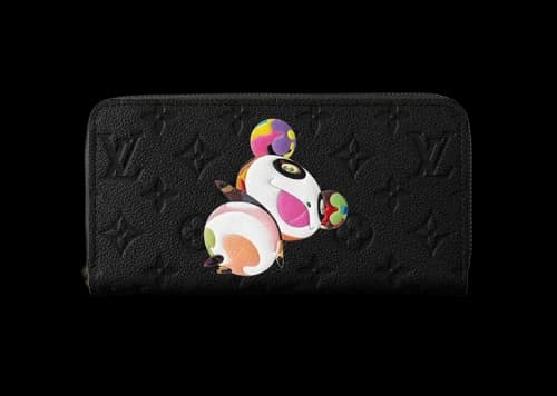 Louis Vuitton x Takashi Murakami Zippy Wallet Black
