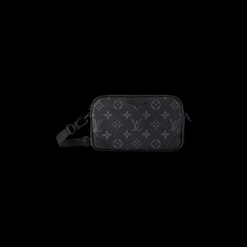 Louis Vuitton Trocadéro Wearable Wallet 'Black Monogram Eclipse Canvas'