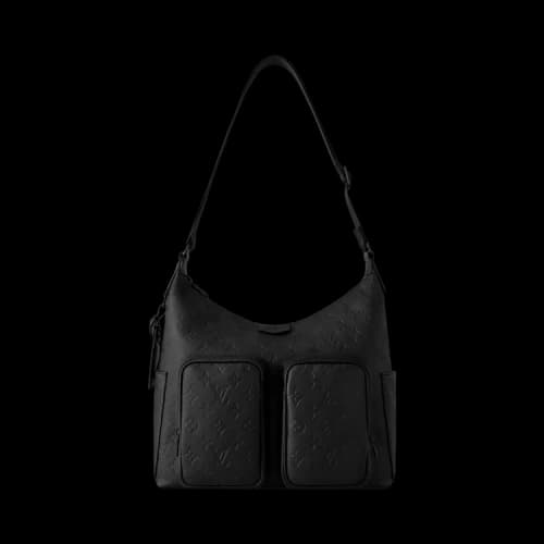Louis Vuitton Hobo Cargo 'Black Monogram Shadow Calfskin Leather'