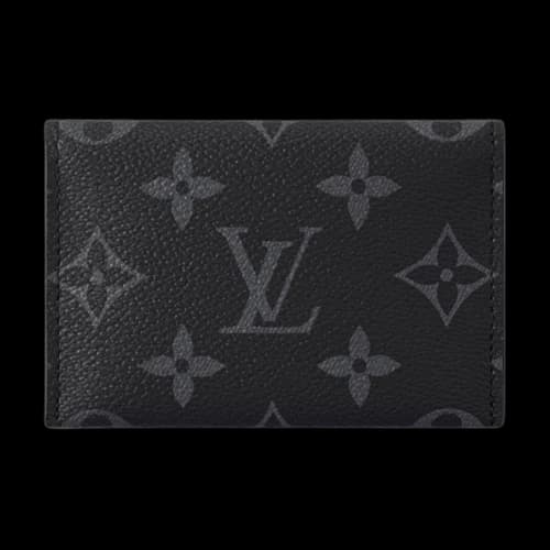 Louis Vuitton Slim Card Holder 'Black Monogram Eclipse Canvas'