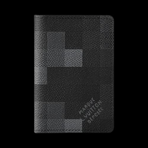 Louis Vuitton Pocket Organizer Damoflage Black