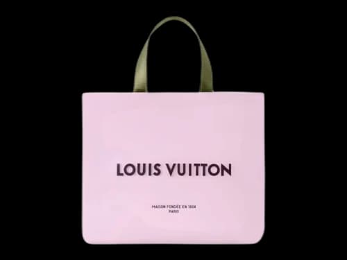 Louis Vuitton x Nigo Mini Shopper Tote Pink