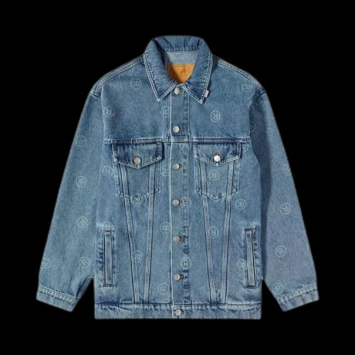 Martine Rose Logo Oversized Denim Jacket 'Denim'